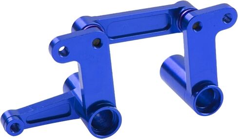 Aluminum Steering Bellcranks Drag Link Parts w/Ball Bearings Upgrade Part #3743 Compatible with Traxxas Slash 2WD Rustler VXL Bandit 1/10 RC Car (Blue) in Saudi Arabia