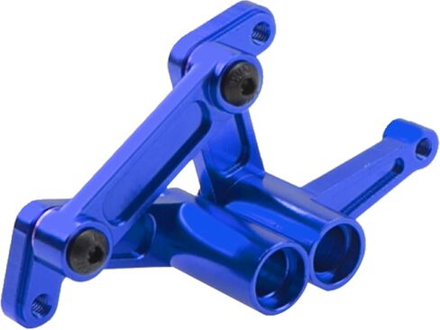 Aluminum Steering Bellcranks Drag Link Parts w/Ball Bearings Upgrade Part #3743 Compatible with Traxxas Slash 2WD Rustler VXL Bandit 1/10 RC Car (Blue) in Saudi Arabia