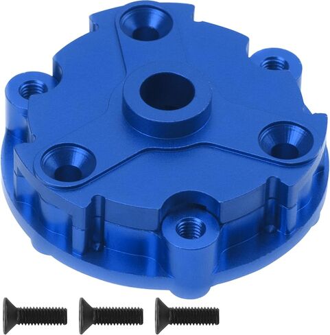 مجموعة ShareGoo Alloy Cush Drive Housing Spur Gear Mount Main Gear Bonder متوافقة مع Traxxas 1/6 XRT 1/5 X-MAXX 8S 1/10 MAXX E-REV0 2.0 6S VXL 4WD RC Monster Truck (أزرق) in Kuwait
