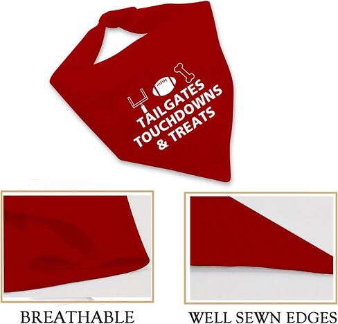 JXGZSO 1 Piece Football Dog Bandana Fall Dog Bandana Cute Fall Bandana Dog Football Bandana (TAILGATES Dog) in Saudi Arabia