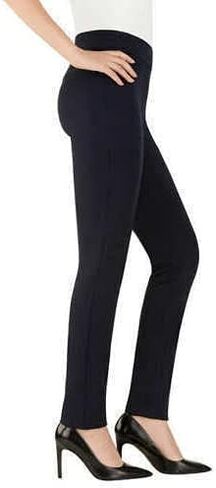 Ladies' Comfort fit Sits at Waist Slim Leg Stretch Pull On Pant (Black, Medium) in Saudi Arabia