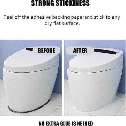 White Flex Self Adhesive Caulk Tape Strong Viscous - Caulk Strip Waterproof - Bathtub Shower Caulk Caulk Sealing Strip Tape - Toilet Caulk Sealant Tape,4-Roll in Saudi Arabia