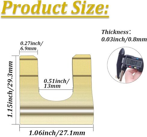 15 قطعة U شكل المعادن خط الفرامل مقاطع خط الفرامل التجنيب السيارات الشاحنات المركبات أجزاء خرطوم الفرامل قوس K1-036 in Kuwait