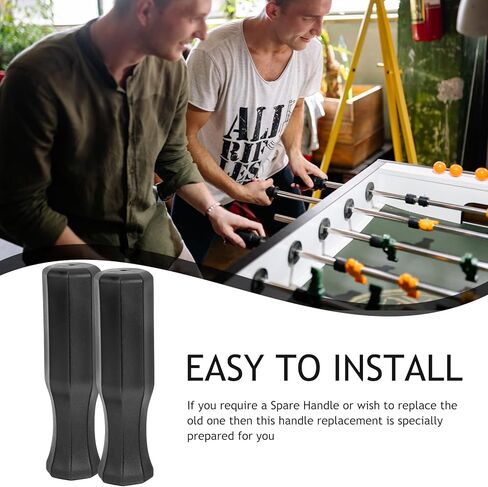 10 قطع من كرات قدم الطاولة القياسية من جارنيك، مقابض مثمنة بديلة - كرات قدم كرة القدم، مقابض طاولة لعب عصا الطاولة لملحقات إصلاح الأجزاء in Kuwait