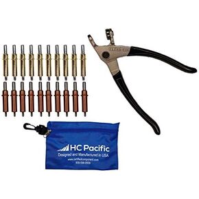 10 كل من C1/8 و C3/16 Cleco السحابات (مصنوعة في الولايات المتحدة الأمريكية) وحقيبة ث/كايكو كماشة in Saudi Arabia