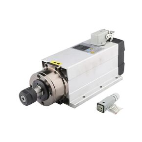 2.2 كيلو واط محرك مغزل مربع مربع مبرد بالهواء 220 فولت مع حافة ER20 تشاك 4 محامل سيراميك (2.2 كيلو وات 380V ER20) in Kuwait