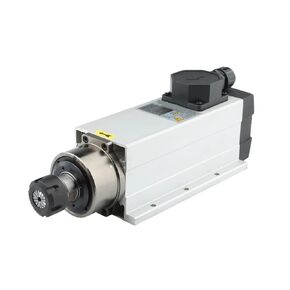 3.5kW 220V 380V محرك مغزل مطلي بالهواء ER25 Chuck 4 قطع تحمل مع شفة التثبيت (3.5KW ER25 220V) in Kuwait