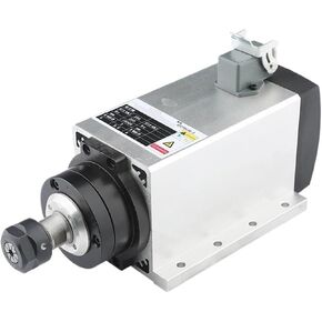 Square air-Cooled Spindle Motor 3kW ER20 220V 380V Aviation Insert with Flange(3.0kw 380V) in Kuwait