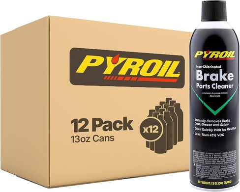 Non-Chlorinated Brake Parts Cleaner, No VOC (50 State Formula), Instantly Removes Brake Dust, Grease & Grime, Quick Drying, 15 Oz (Pack of 6) in Saudi Arabia