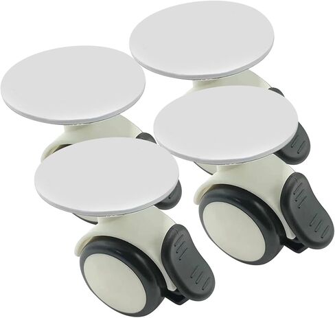 4 PCS Dovivel العجلات عجلات الأثاث عجلات صفيحة الكسر الممسحة يمكن أن تتجول في طاولة القهوة عجلات العجلات اللاصقة in Saudi Arabia
