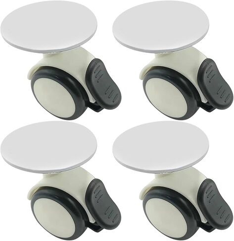 4 PCS Dovivel العجلات عجلات الأثاث عجلات صفيحة الكسر الممسحة يمكن أن تتجول في طاولة القهوة عجلات العجلات اللاصقة in Saudi Arabia