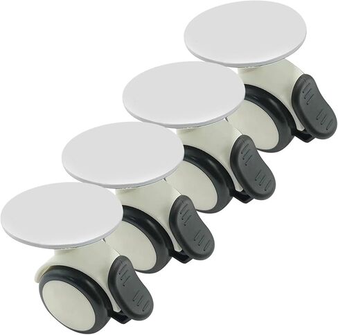 4 PCS Dovivel العجلات عجلات الأثاث عجلات صفيحة الكسر الممسحة يمكن أن تتجول في طاولة القهوة عجلات العجلات اللاصقة in Saudi Arabia