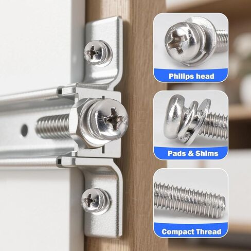 351Pcs Nuts and Bolts Assortment Kits，SAE 8 Szie #10-24#8-32#6-32#4-40 Assorted Nuts Washers and Phillips Pan Head Bolt 304 Stainless Steel Machine Screw Nut，Bolt and Washers Set in Saudi Arabia