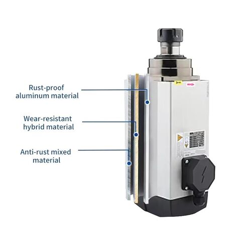 2.2 كيلو وات محرك المغزل 18000 دورة في الدقيقة 220 فولت/380 فولت مربع مبرد بالهواء (2.2 كيلو وات المغزل 380V) in Kuwait