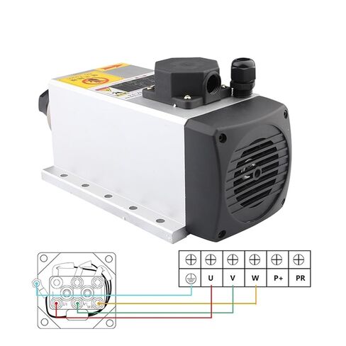3.5 كيلو وات محرك المغزل المبرد بالهواء 7A 300Hz ER20 Chuck (3.5KW 380V ER20) in Kuwait