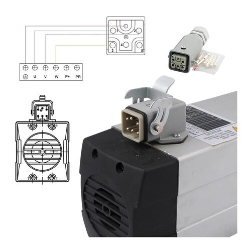 GDF46-18Z 1.5KW المغزل المبرد بالهواء ER11 (380 فولت) in Kuwait