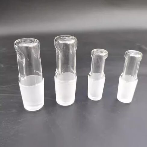 Lab Glass Hollow Plug - 14# 19# 24# 29# Standard Mouth Stopper - 1pc/2pcs/10pcs for Flask School Experiments(No.14 10pcs) in Saudi Arabia