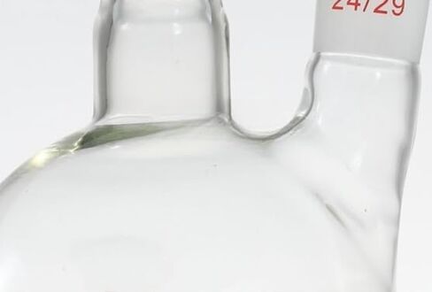 Temperature Resistant Oblique Two-Necked Flask - 500ml Thick Wall Distillation Reaction Flask(24x19) in Saudi Arabia