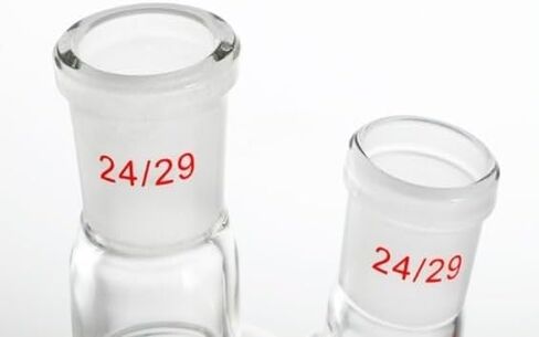 Temperature Resistant Oblique Two-Necked Flask - 500ml Thick Wall Distillation Reaction Flask(24x19) in Saudi Arabia