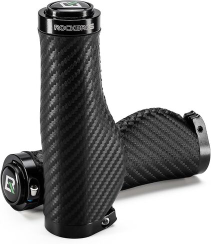 ROCKBROS ERGONIMIC DESIGN MATTION BIKE CRIPS ، قفل مزدوج على الدراجة غير المنقولة ، مقابض مريحة مريحة للدراجات ، للتنقل. in Saudi Arabia