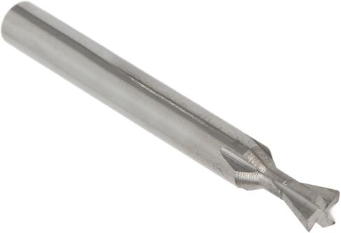 Dovetail End Mill Cutter High Hardness Alloy 5mm 4 Flutes Fast Drilling Milling Cutter for Industry Metalwork Cutting Endmill Durable and Efficient Universal Handle Type (5 X 60° X 50L) in Saudi Arabia