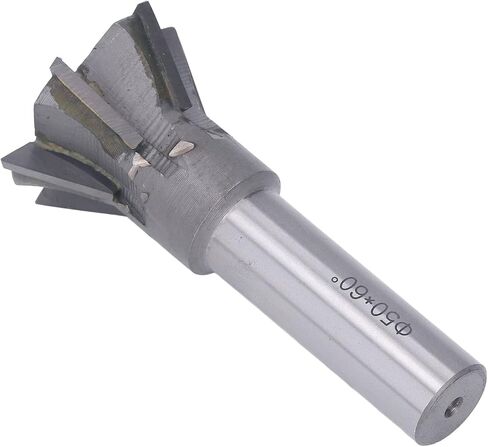 Aramox Dovetail Cutter Quenching Cemented Carbide 6 Blades Straight Shank Milling Tool for Stainless Steel, Fine Workmanship for Metalworking Projects in Saudi Arabia