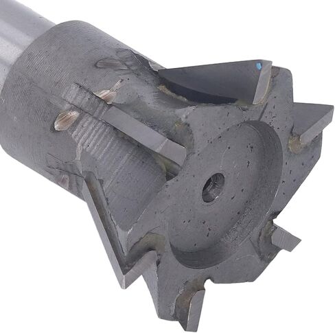 Aramox Dovetail Cutter Quenching Cemented Carbide 6 Blades Straight Shank Milling Tool for Stainless Steel, Fine Workmanship for Metalworking Projects in Saudi Arabia