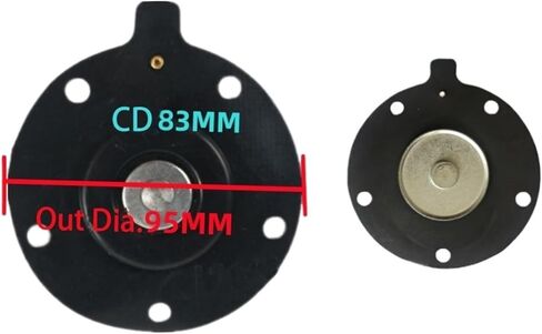 1PCS XMD-20/25/40/50/62/76 plateau bag type electromagnetic pulse valve diaphragm NBR material right angle(XMD-20) in Kuwait