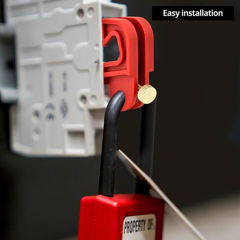 Qwork Universal Circuit Breaker Device ، حزمة من 40 ، مناسبة لكسارات أحادية ومتعددة الأقطاب in Saudi Arabia