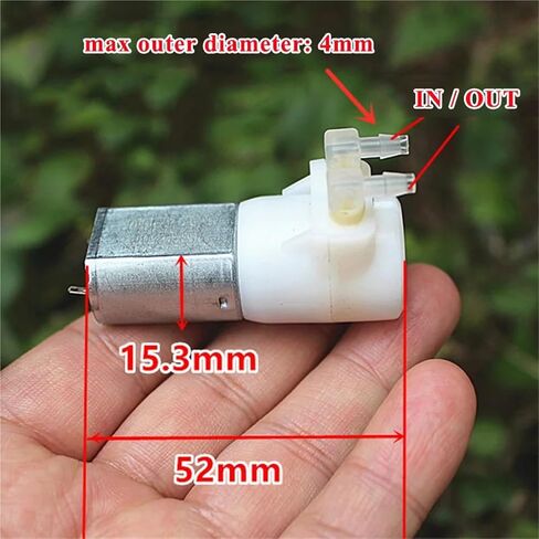 JSB2025 MINI 130 Peristaltic Pump DC 3V 3.7V 5V 6V SELFIME SILD SILD PUMP in Saudi Arabia