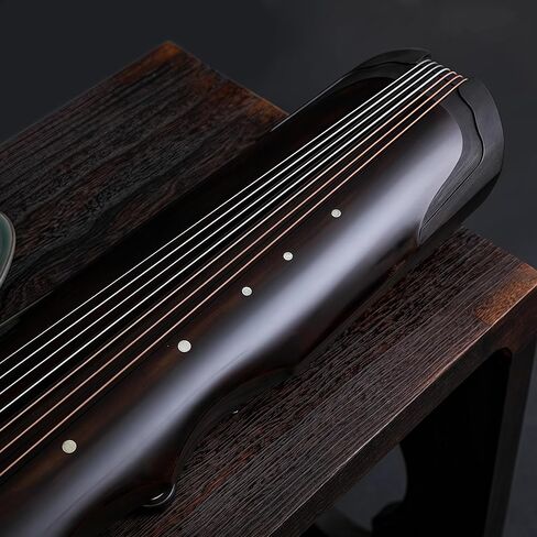 Chinese Gu Qin Instrument, Chinese Instrument, Guqin, Qin, Handcarved Aged Wood, 20-Yr Artisan Crafted, Natural Sound (A) in Saudi Arabia