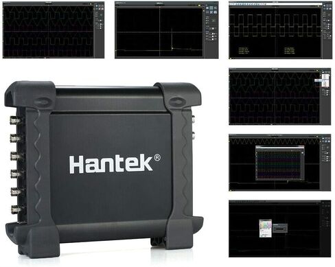 8Channel Diagnostic PC Digital Oscilloscope/DAQ/Programmable Generator 2.4MSa/s USB Bandwidth 100K Virtual Automotive Diagnostic Signal Oscilloscope Can Print,Data Storage,Waveform Record Hantek 1008C in Kuwait
