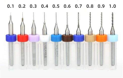 0.1-1.0mm Micro Drill Bit 10pcs (اللون: PCB 1.1mm 10pcs) in Saudi Arabia