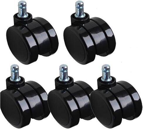 2.5 Inch Computer Chair Casters Swivel Wheel Office Accessories Swivel Pulley Roller(Screw) in Kuwait