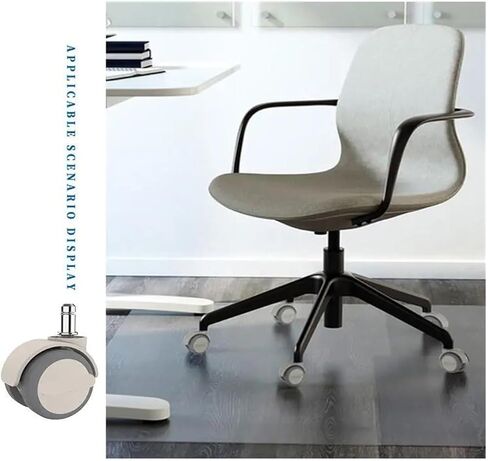 5PCS 2-inch Black/Orange/Grey/Brake 200KG Office Chair Gaming Wheel Computer Caster Rod(Orange-Brake) in Kuwait