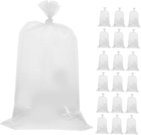 Amosfun 100pcs Cotton Candy Bags Packaging for Cotton Candy Sticks Cones and Snacks for Festivals Parties and Events Lightweight and Easy to Use in Saudi Arabia