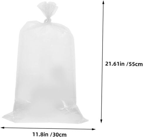 Amosfun 100pcs Cotton Candy Bags Packaging for Cotton Candy Sticks Cones and Snacks for Festivals Parties and Events Lightweight and Easy to Use in Saudi Arabia