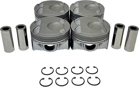 DNJ P4534 Piston Set Standard for 2015-2020 Lincoln, Ford Escape, Fusion, Edge, MKZ, MKC 2.0L L4 16V DOHC 1999cc in Saudi Arabia