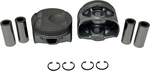DNJ P4534 Piston Set Standard for 2015-2020 Lincoln, Ford Escape, Fusion, Edge, MKZ, MKC 2.0L L4 16V DOHC 1999cc in Saudi Arabia