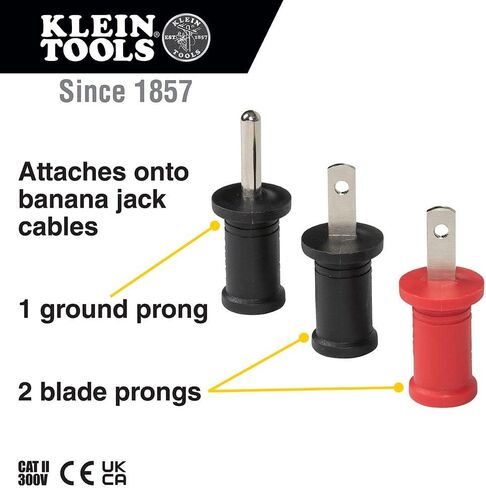 أدوات Klein 69360 مقاطع التمساح ، علامات التبويب المخرج / شق دائرة موصلات الملحقات ، استخدم مع Klein Tools Cat. رقم ET450 ، 5 قطع in Saudi Arabia
