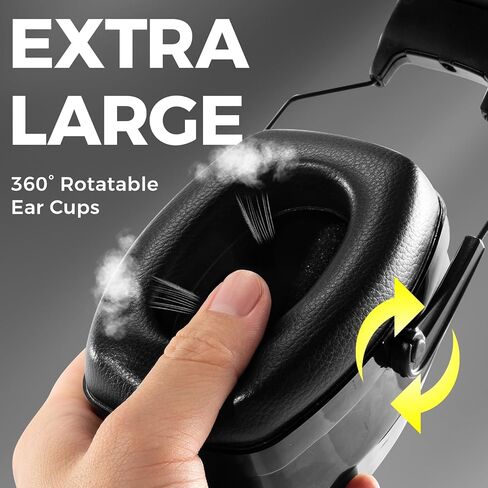 Procase Extra SNR 37DB إلغاء الضوضاء سماعات ، حماية السمع فطائر الأذن لخفض الضوضاء NRR 35DB in Saudi Arabia
