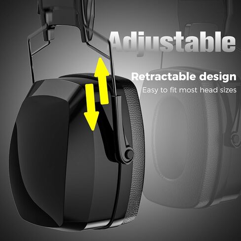 Procase Extra SNR 37DB إلغاء الضوضاء سماعات ، حماية السمع فطائر الأذن لخفض الضوضاء NRR 35DB in Saudi Arabia