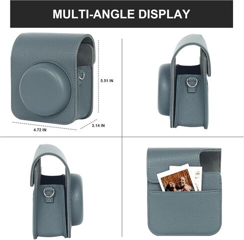 CAIYOULE Mini 41 Clear Case For Fujifilm Instax - Protective Camera Case Compatible with Fuji Instax Mini 41 Instant Camera, Hard Camera Case with Photo Storage, Photo Album, Magnetic Frame -No Camera in Saudi Arabia