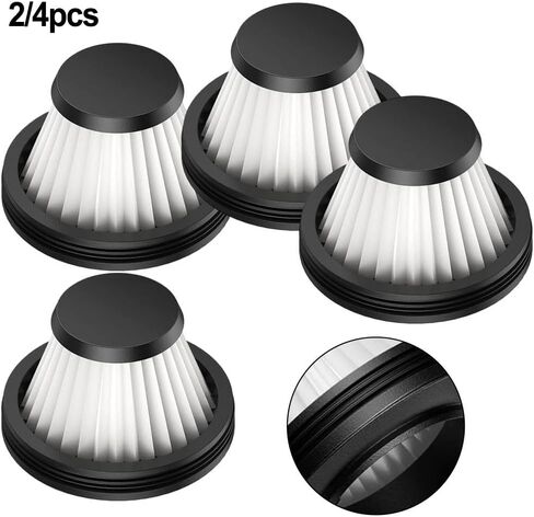 For Baseus Replacement Filter Cartridge For A2 Pro Handheld Vacuum Cleaner, High Efficiency Filtration, Easy Installation, Long-Lasting Performance, 2/4 Pack(2 PACK) in Saudi Arabia