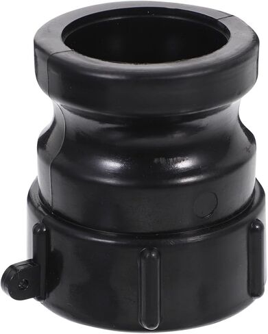 Healifty Cam Fitting 2 Inch IBC Tote Hose Valve Camlock Adapter Connector Abs, Leak-Proof Seal for Drinking Water and Food Grade Applications 3.26X3.26X2.95in Black in Saudi Arabia