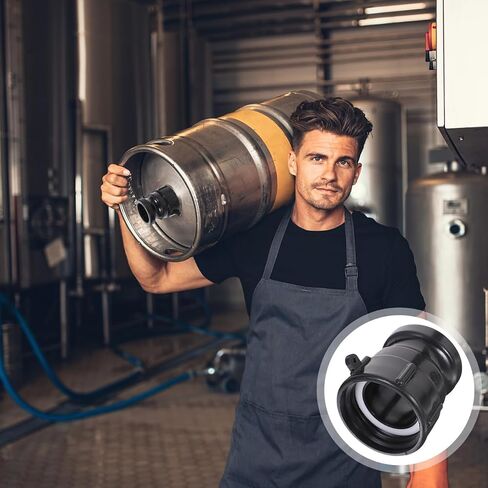 Healifty Cam Fitting 2 Inch IBC Tote Hose Valve Camlock Adapter Connector Abs, Leak-Proof Seal for Drinking Water and Food Grade Applications 3.26X3.26X2.95in Black in Saudi Arabia
