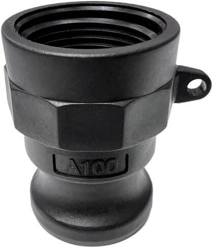 Polypropylene Type A Cam and Groove Couplings / 3-Inch Quick Connect & Disconnect Fittings/Hose Camlock Fittings-3" Male Camlock Adapter x 3" Female NPT Thread (3") in Saudi Arabia