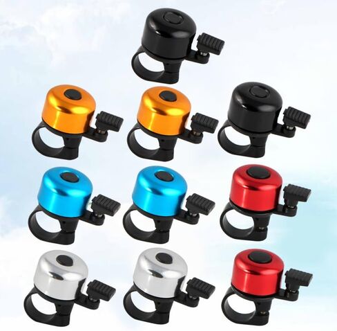 BESTOYARD 20 Pcs Kids Bike Bell - Loud Sound Mini Bicycle Bell for Kids - Easy to Install Safety Accessory for Bicycles - Assorted Colors in Saudi Arabia
