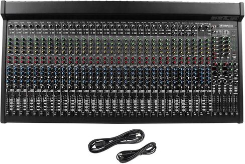 Mackie 3204VLZ4 32-Channel 4-Bus Mixer, Onyx Mic Preamps, USB Recording, Built-In Effects, Durable Steel Chassis, For Live Sound and Studio Recording in Saudi Arabia