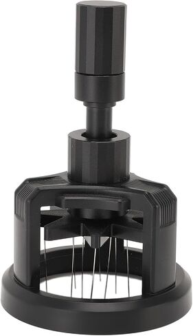 Coffee Stirrer Tool Rotation,Espresso Distribution Tool with Magnetic Base for Barista, Adjustable Depth Needle Distributor Tool (51) in Saudi Arabia